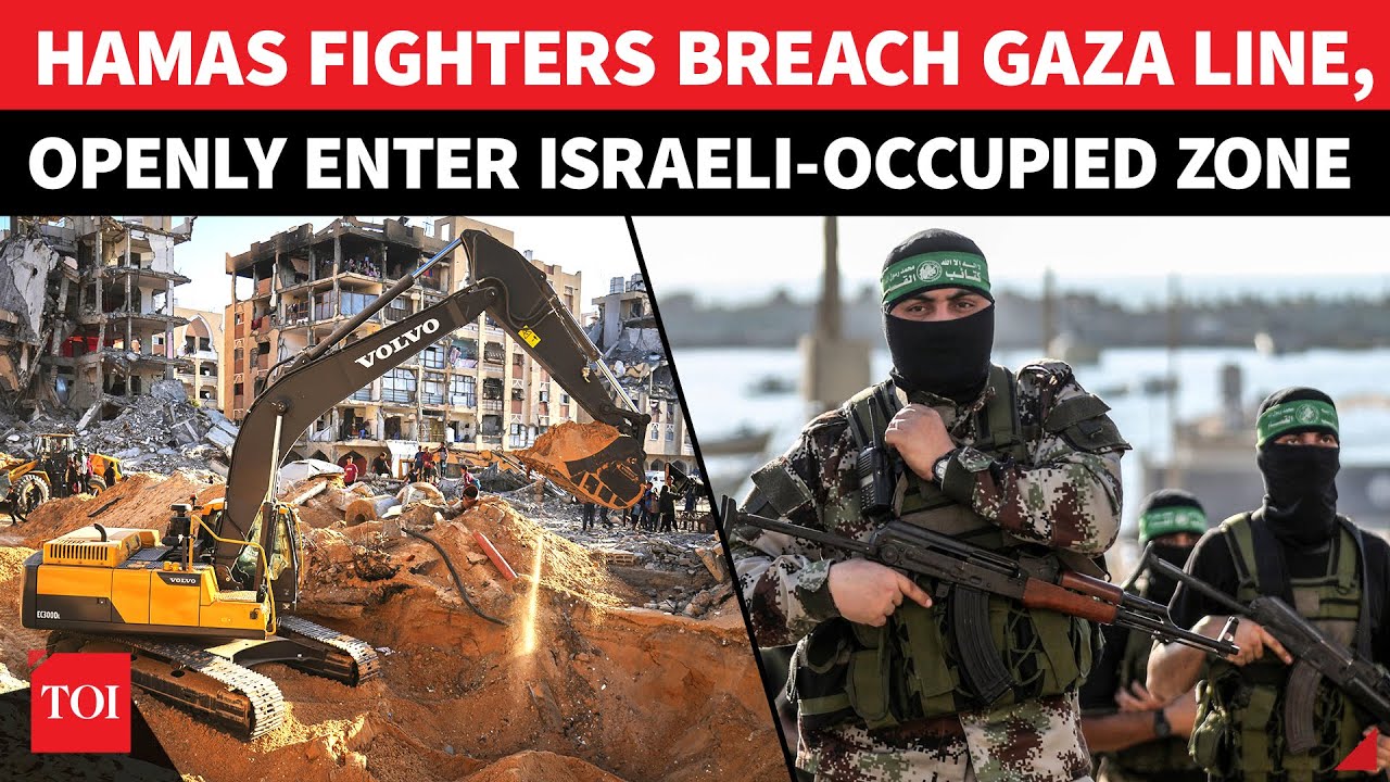 Hamas Fighters OPERATE FREELY In Israeli-Occupied Gaza, IDF Watches From Distance | VIDEO | Watch