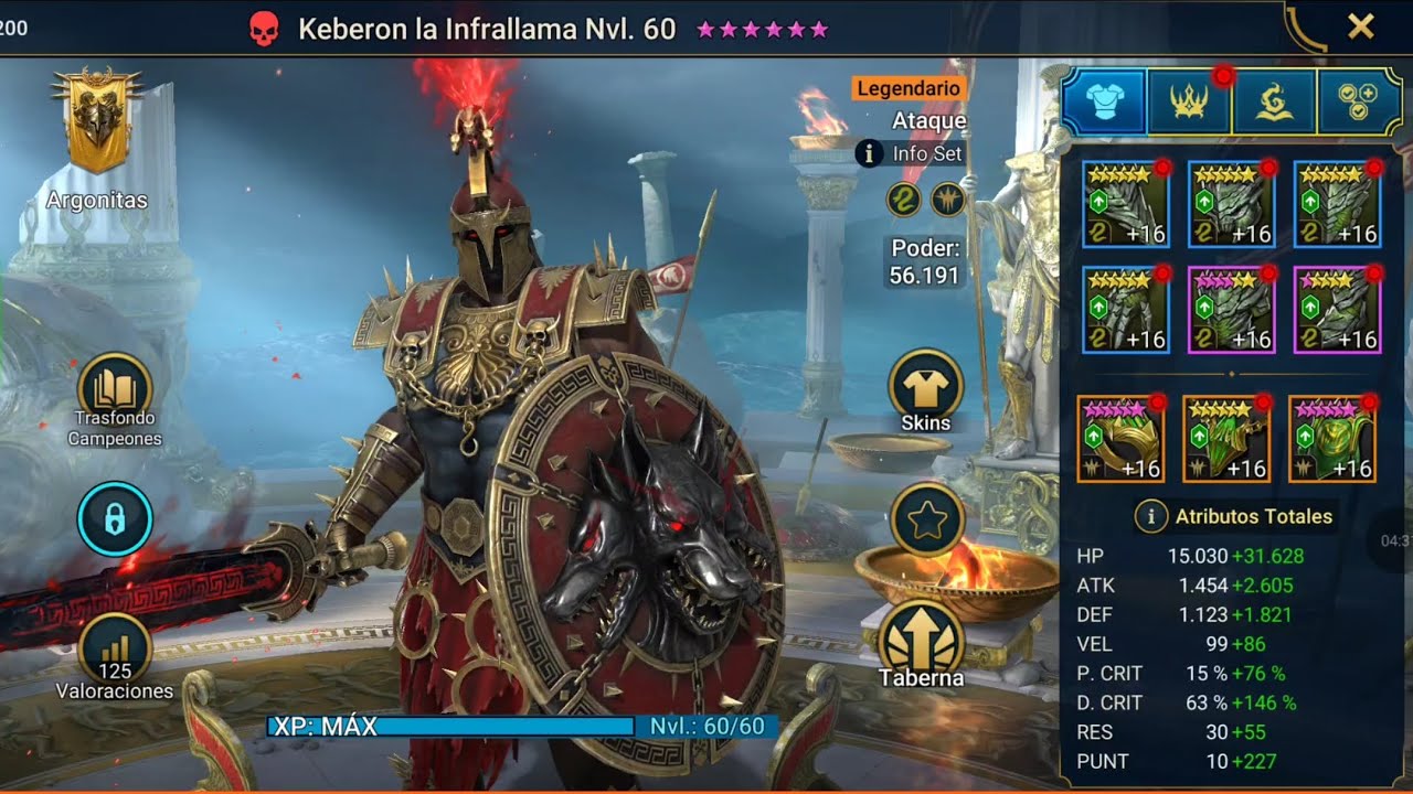 🔱Keberon🆚full equipo arena🔥Raid shadow Legends 