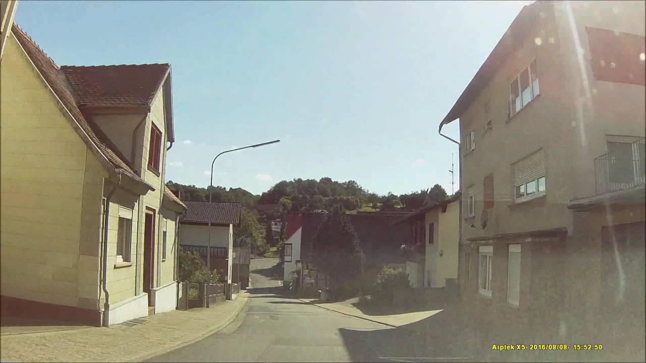 Ortsdurchfahrt im Odenwald/ERB: Rimhorn (Ost rein, West raus)