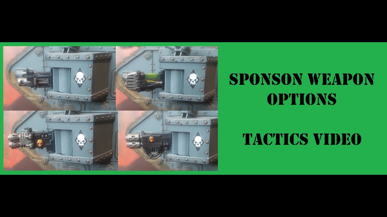 Game tactics - Leman Russ Tank sponson weapons | Astra Militarum | Warhammer 40,000 9th edition