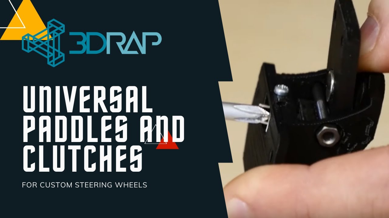 Universal magnetic PADDLES and CLUTCHES for custom Steering Wheels