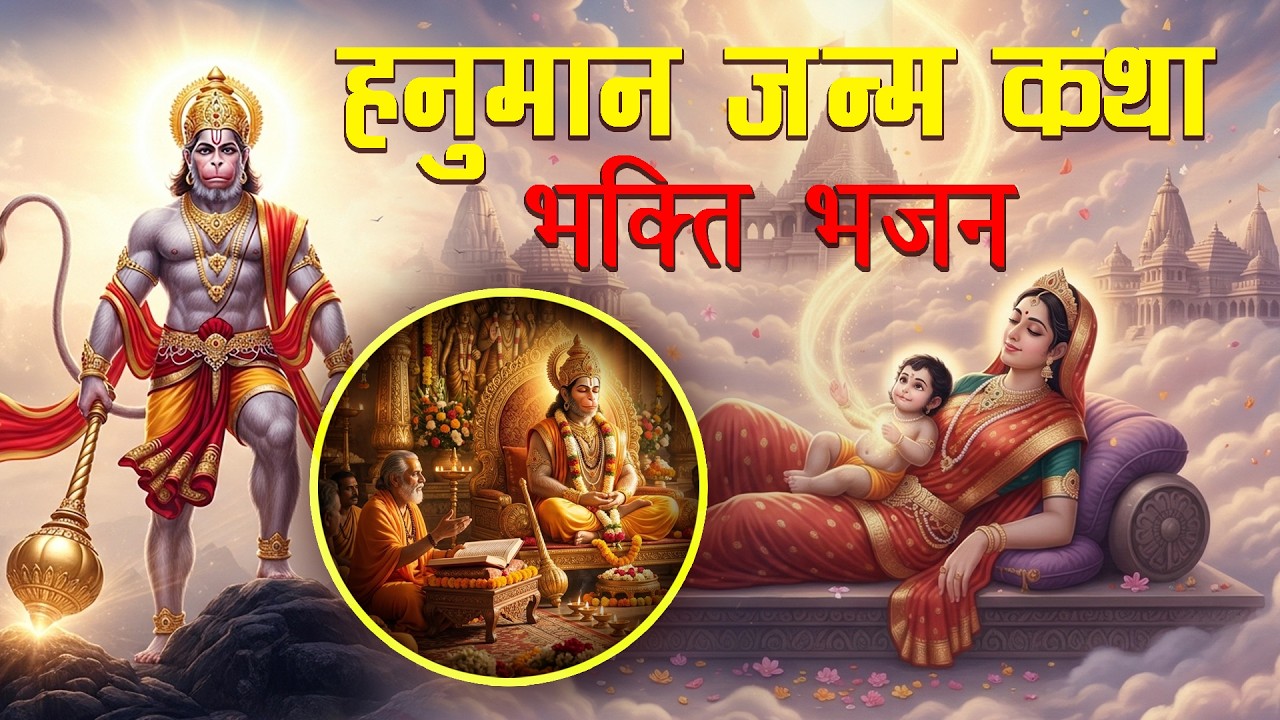 हनुमान जन्म कथा भजन | पवनसुत हनुमान की पावन गाथा | Hanuman Devotional Song