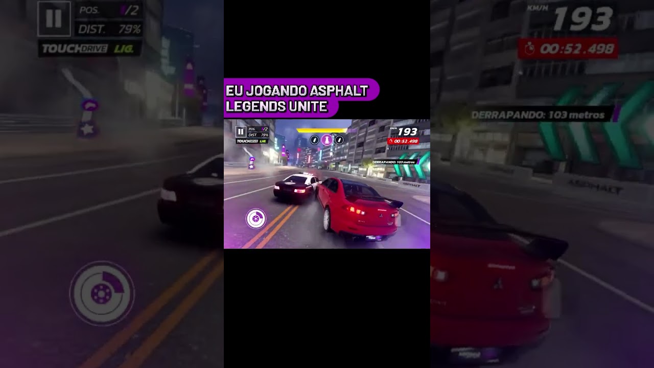 eu jogando Asphalt Legends unite