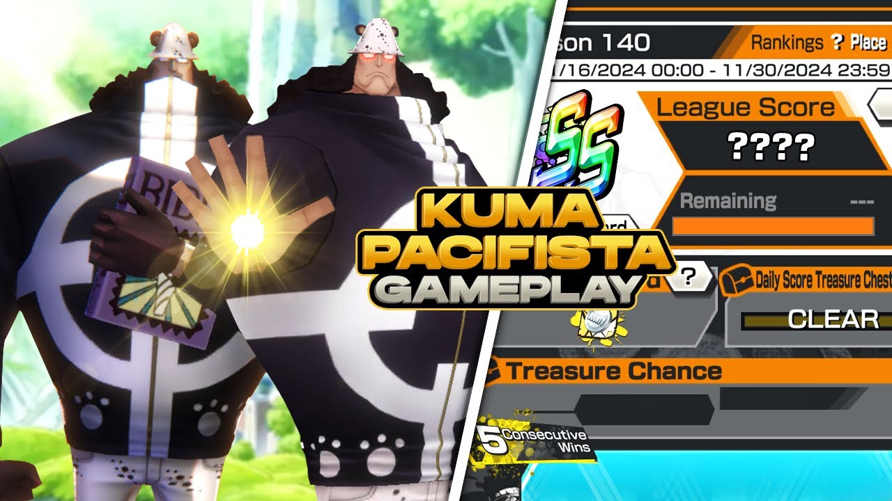 6★ Kuma & Pacifista Gameplay (5 Win Streak) | One Piece Bounty Rush