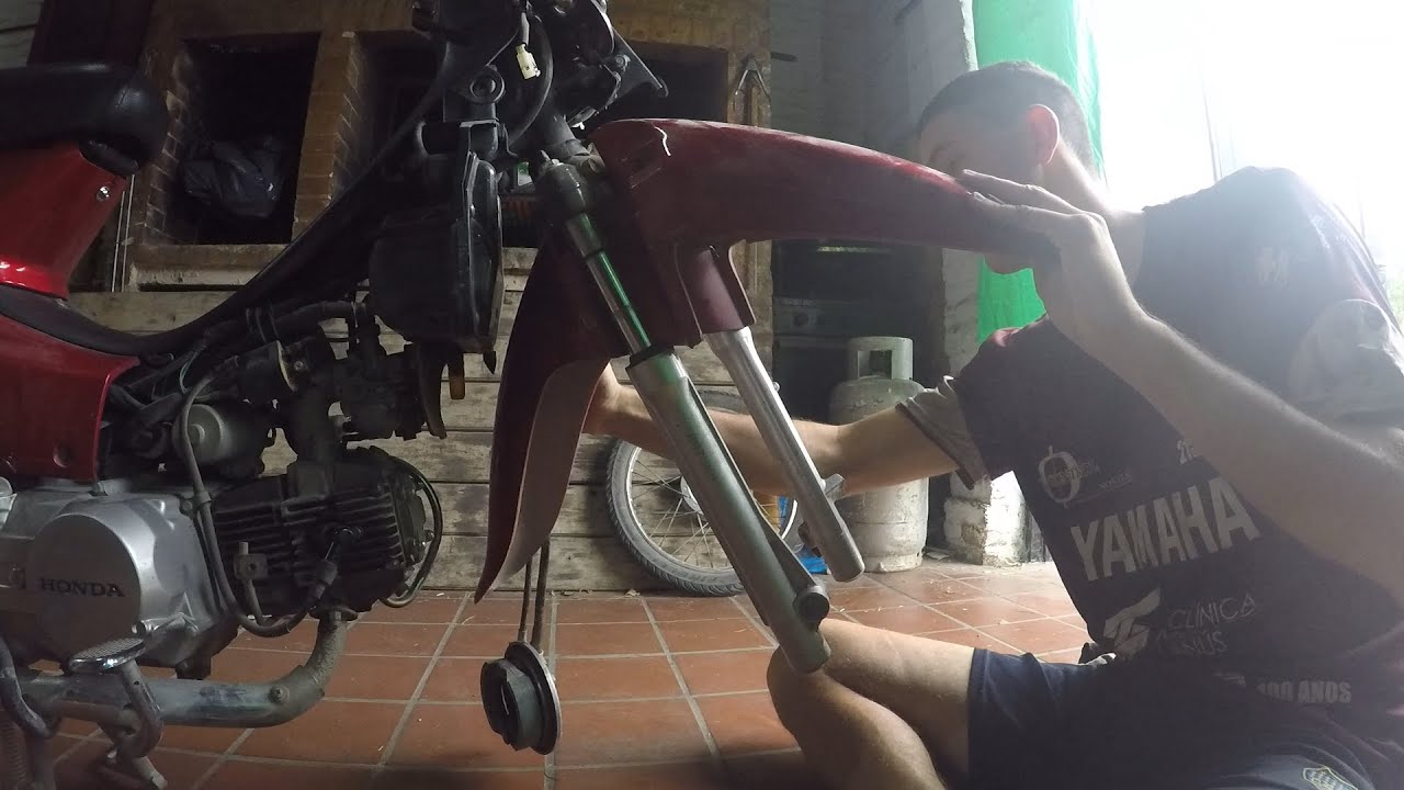 Como reparar barrales de tu moto 110/HONDA WAVE  NF 100