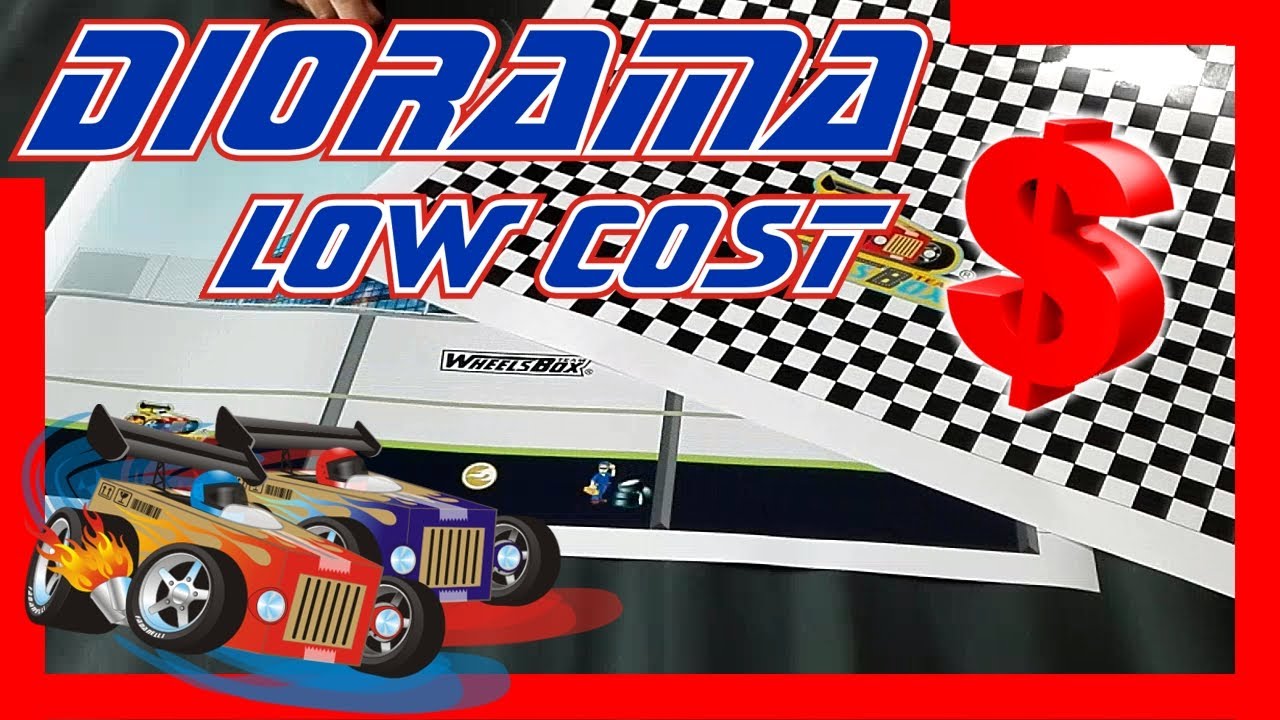 Como hacer un DIORAMA para HOT WHEELS 📐✏️✂️
