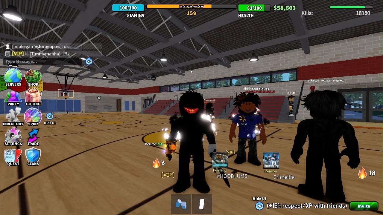 Beating everyone looking Scary
