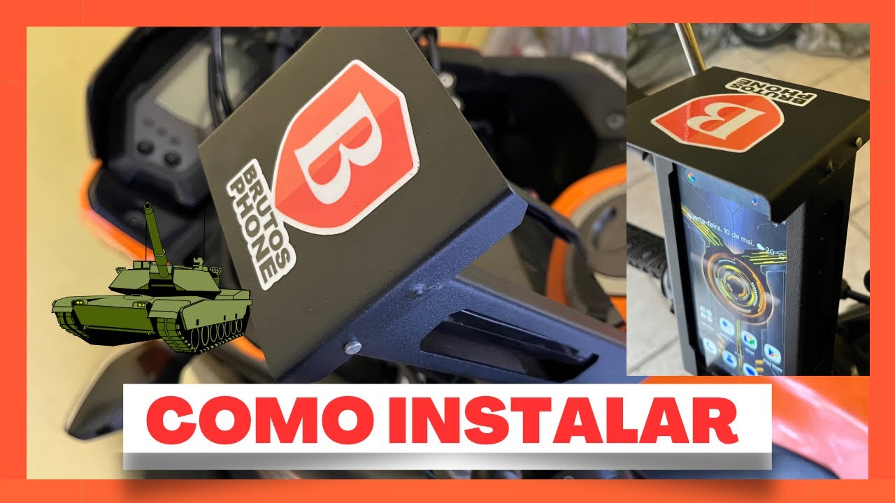COMO INSTALAR O SUPORTE DE CELULAR BRUTOS FONE