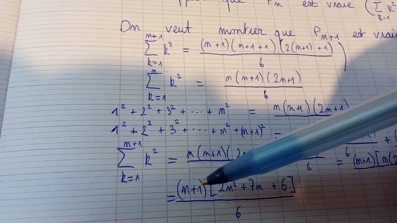 Somme des k² : Démonstration 