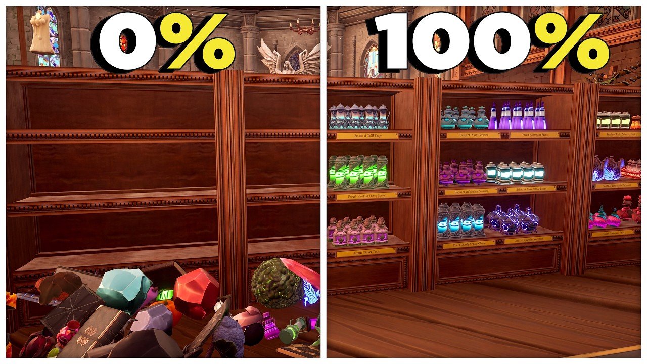 I Played 100% of Shelves and Sorcery... I Had to Sort 4,066 Magical Items