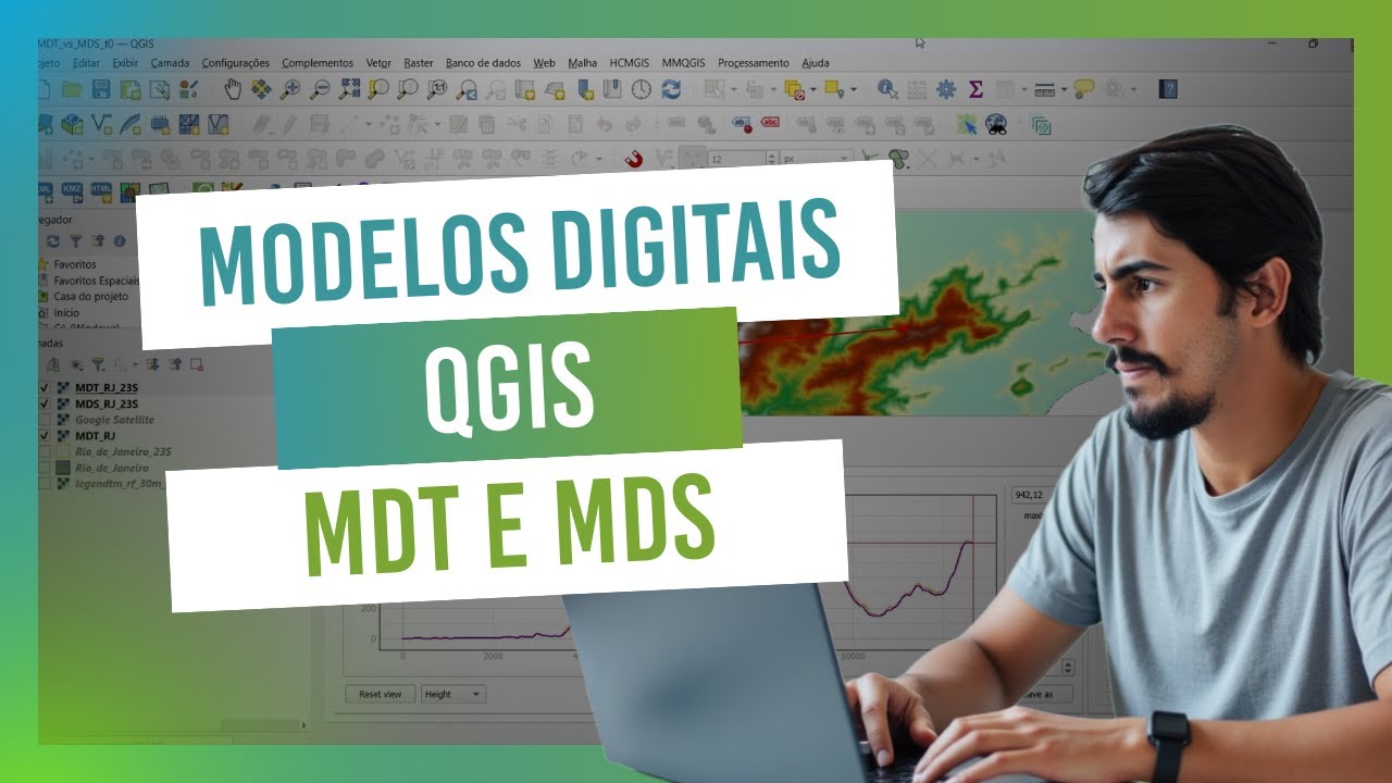 COMO BAIXAR MODELOS DIGITAIS DE TERRENO (MDT) E SUPERFÍCIE (MDS) [TUTORIAL QGIS 2025]