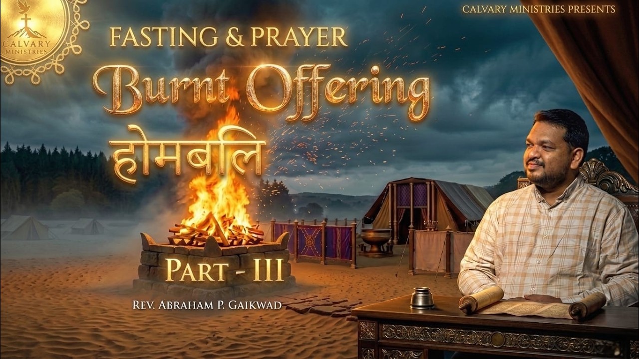 Fasting & Prayer Day 12 || Rev. Abraham P Gaikwad || होम बलि - Burnt Offering - III