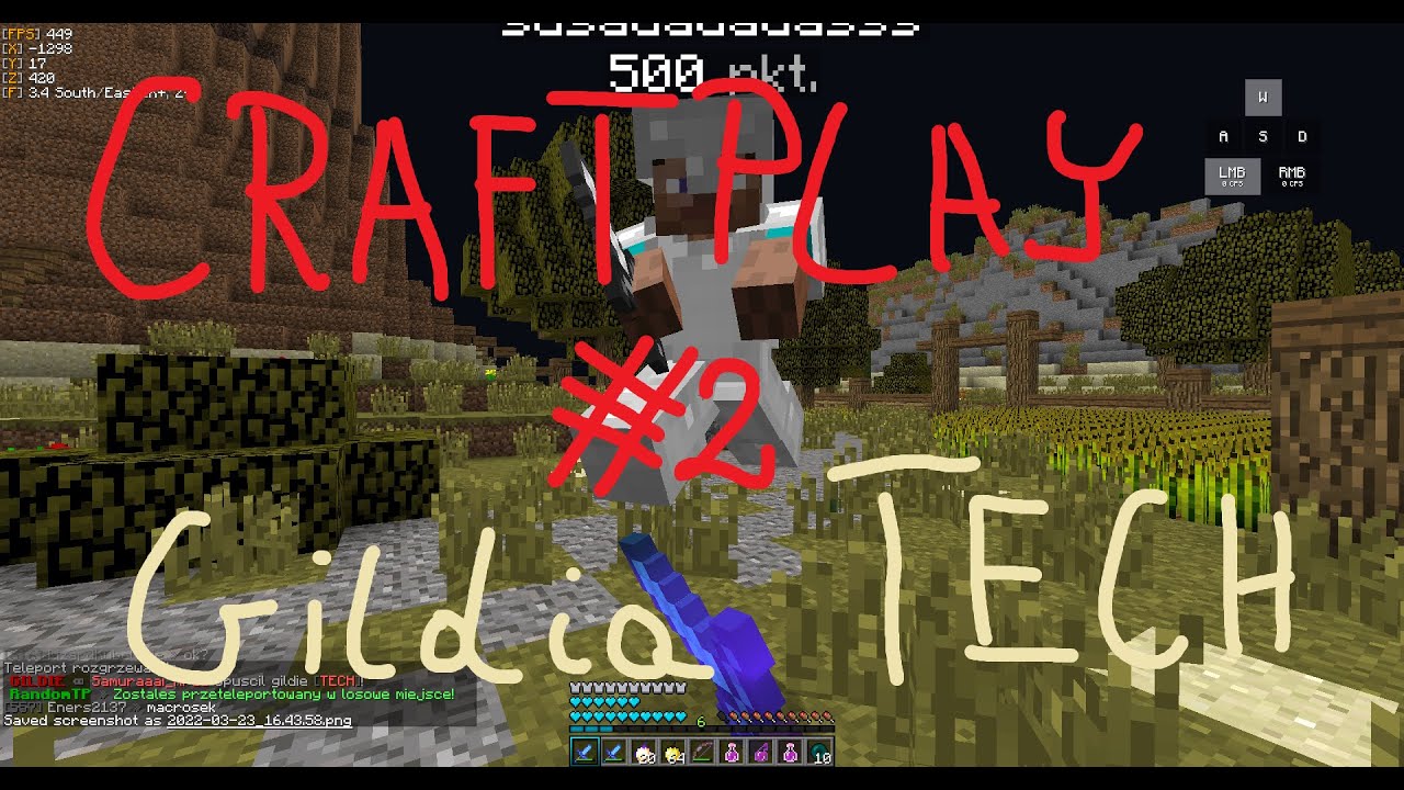 || GILDIA TECH, czyli jak przegrać 3vs1 ||CRAFTPLAY.PL CHESTPVP #2 ||