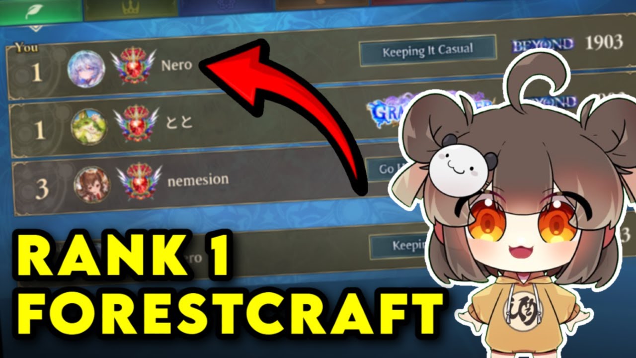 I GOT RANK 1 FORESTCRAFT WITHOUT USING ROACH! | Evolve Forest | Shadowverse Worlds Beyond