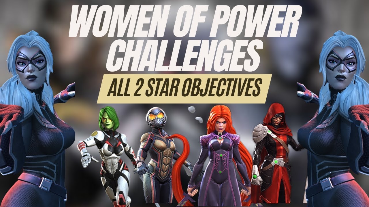 Women of Power Challenges | All 2 Star Objectives | Easy Completion | MCOC