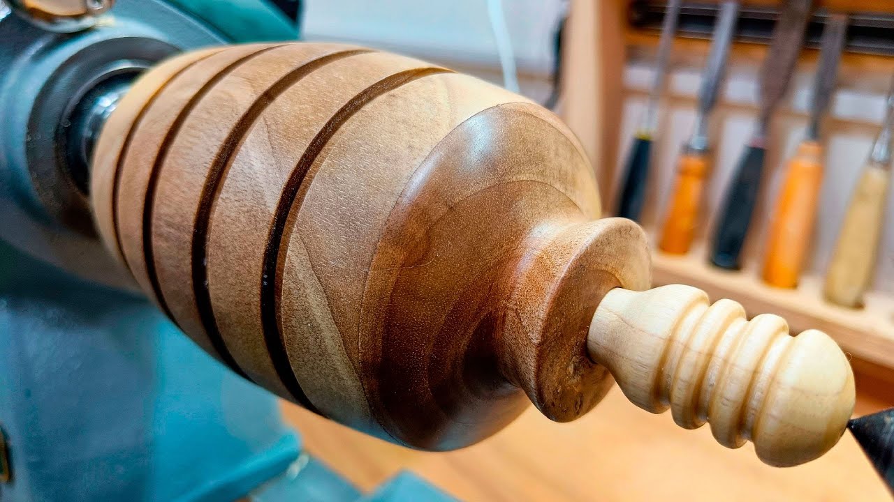 Woodturning - Honey Pot