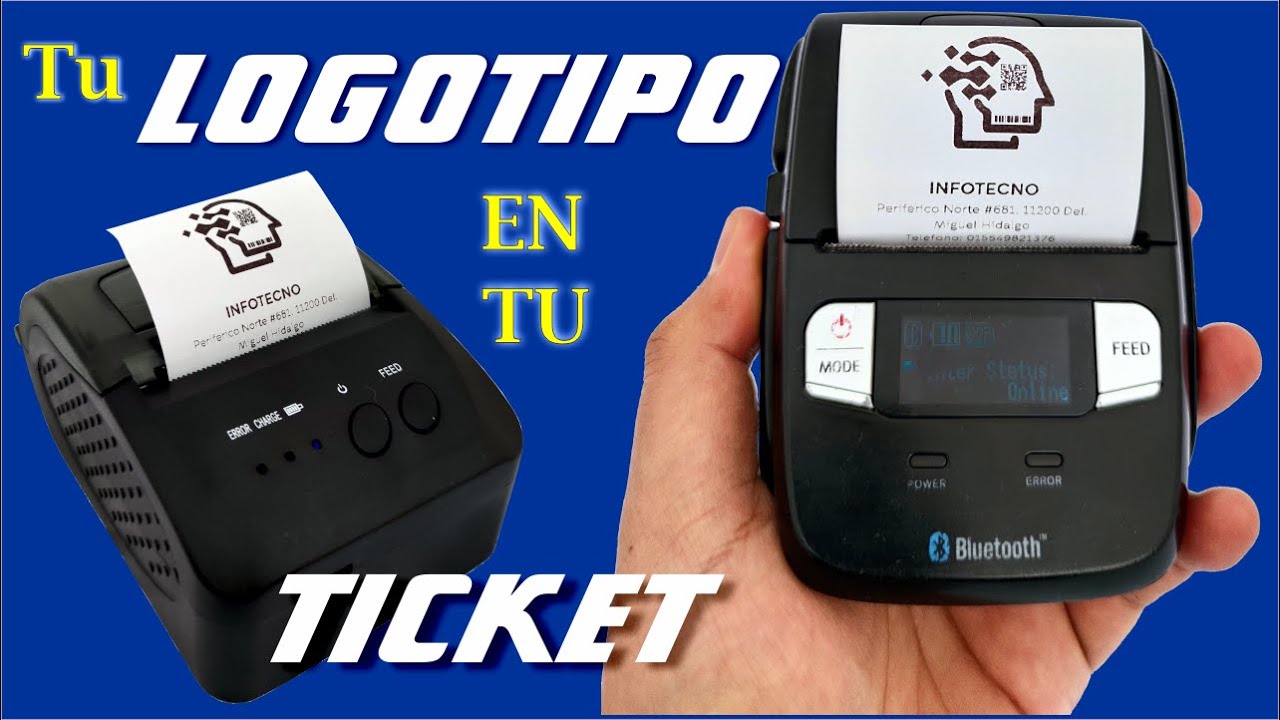 Como poner Logotipo de Tu Empresa o Negocio en Tu TICKET para Punto de Venta