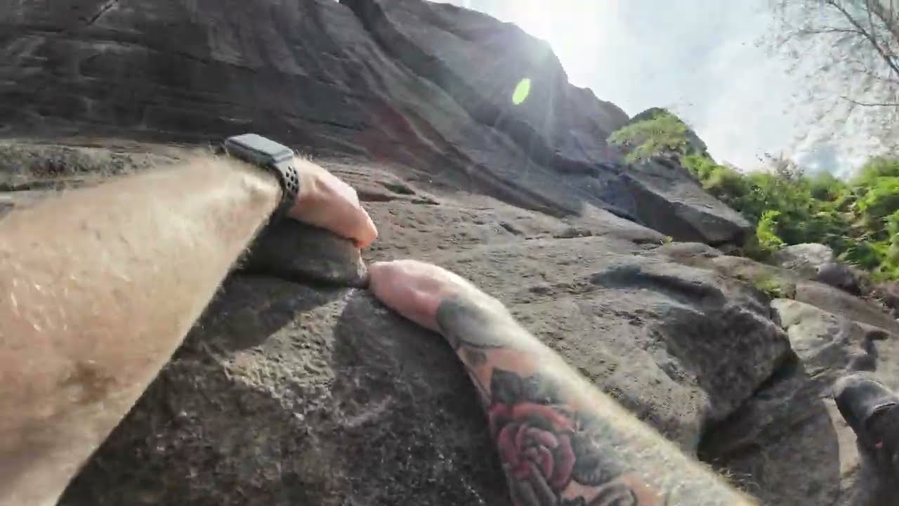 Tody's Wall HVS 5a Froggatt Edge POV