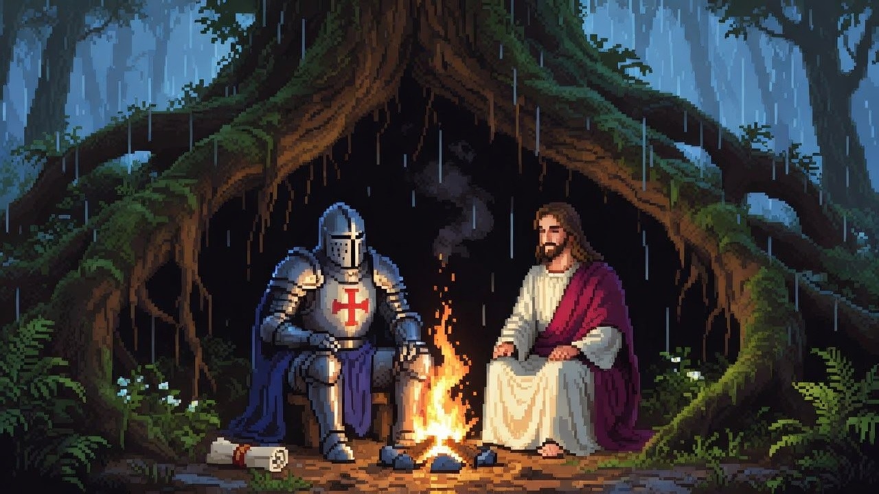 You've done your best today… Rest here with Jesus | Medieval Christian Ambience