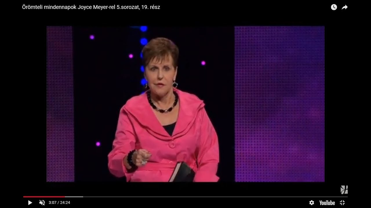 A f&eacute;lelem legyőz&eacute;se hittel. 1. r&eacute;sz. - Joyce Meyer