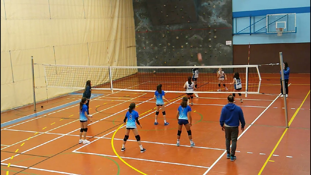 Partido alevin FVBPA AD Curtidora-Colegio San Ignacio-27 marzo 2022