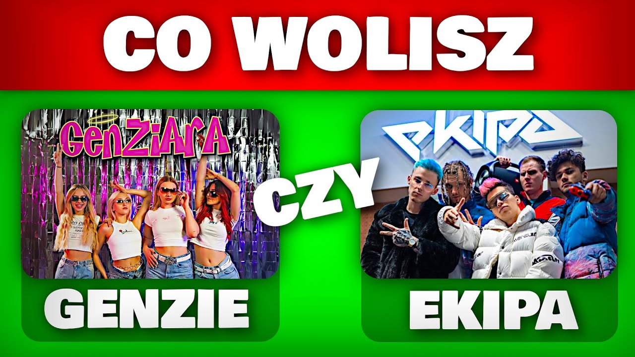 ❓ CO WOLISZ ❓ 🤯 TRUDNE DECYZJE 🤯 💜 EDYCJA GENZIE 💜