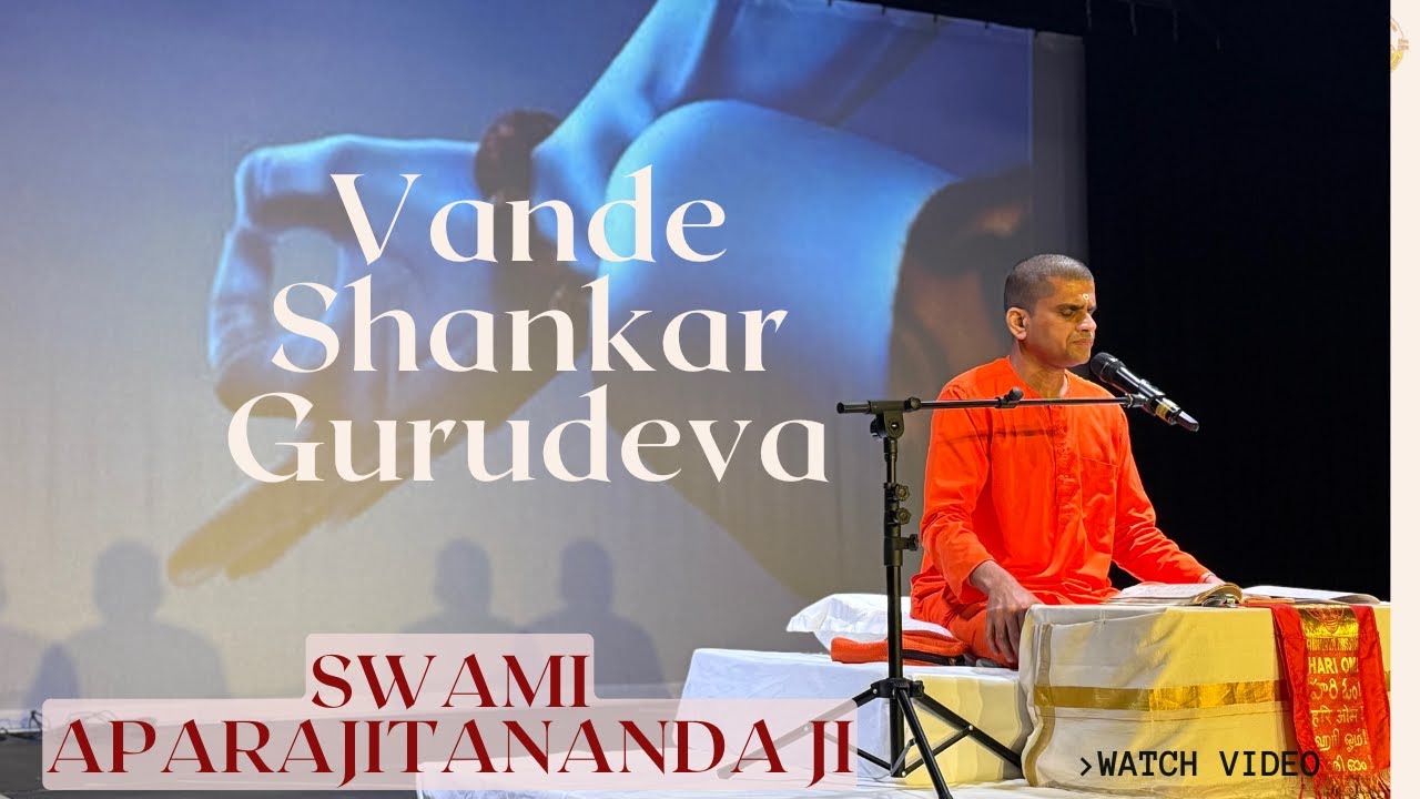 Vande Shankar Gurudeva! Shiva Bhajan | Divine Singing by Swami Aparajitananda Ji
