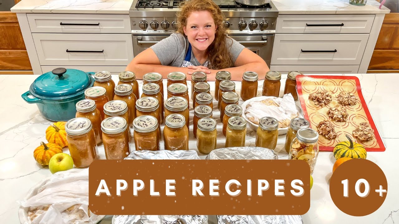 10+ Apple Recipes | HUGE Apple Preservation Day!
