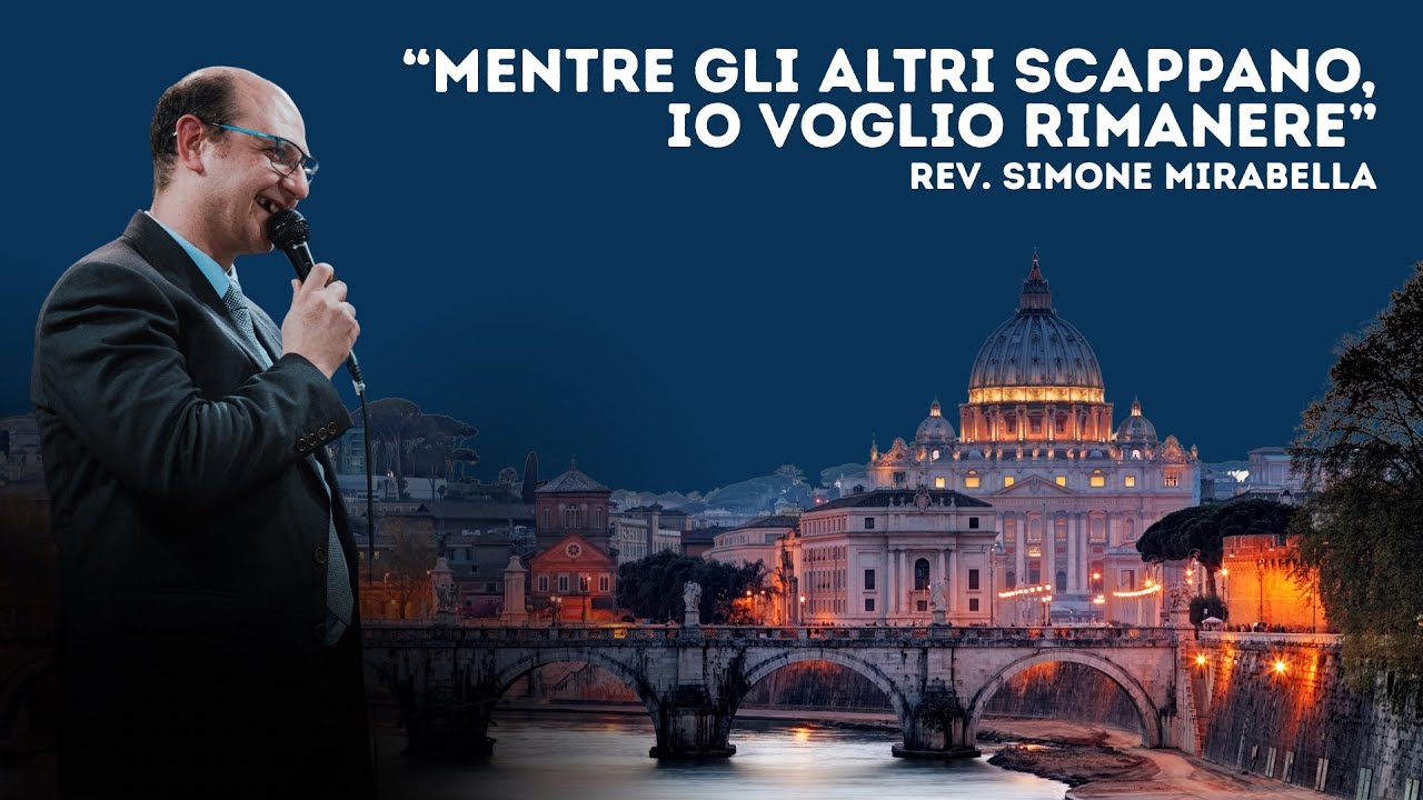 “Mentre gli altri scappano, io voglio rimanere” - Rev. Simone Mirabella