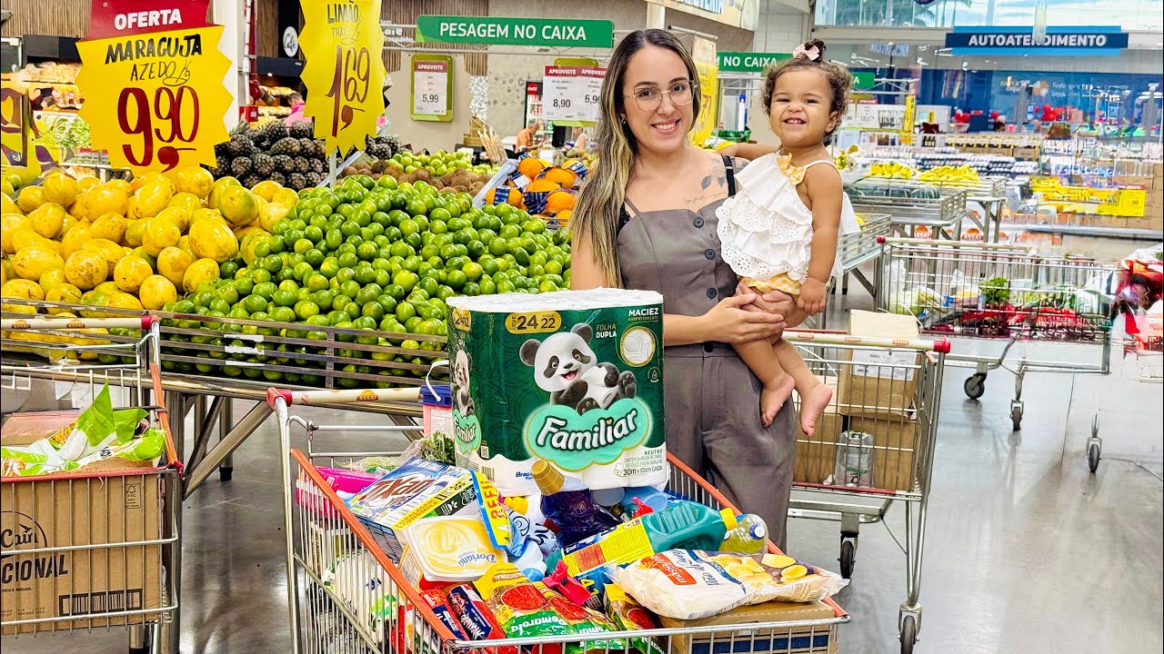 COMPRA DO MÊS PARA 7 PESSOAS, QUANTO GASTEI, ASSAÍ ATACADISTA COMPENSA ? 