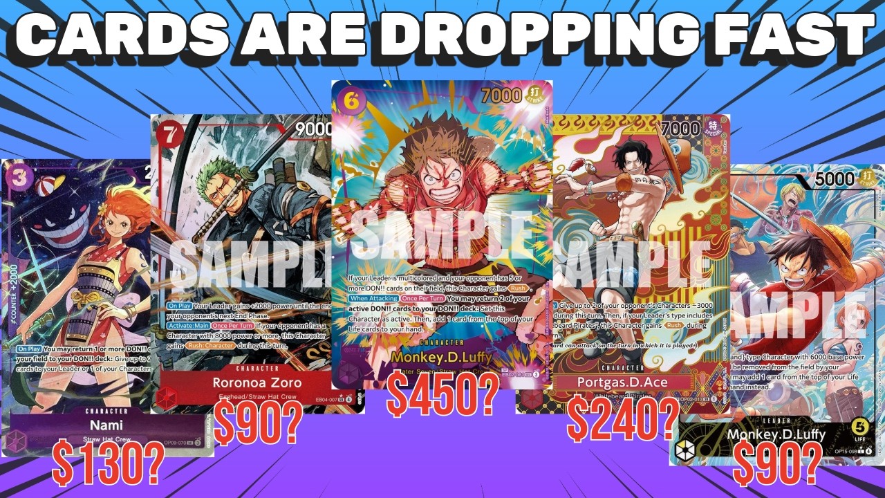 РЫНОК ONE PIECE ПРОДОЛЖАЕТ ОБВАЛИВАТЬСЯ... Вот почему