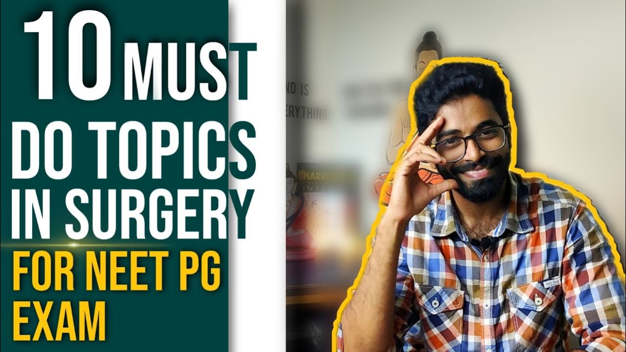 10 must do topics in SURGERY before NEET PG exam 🔥|| DrJT