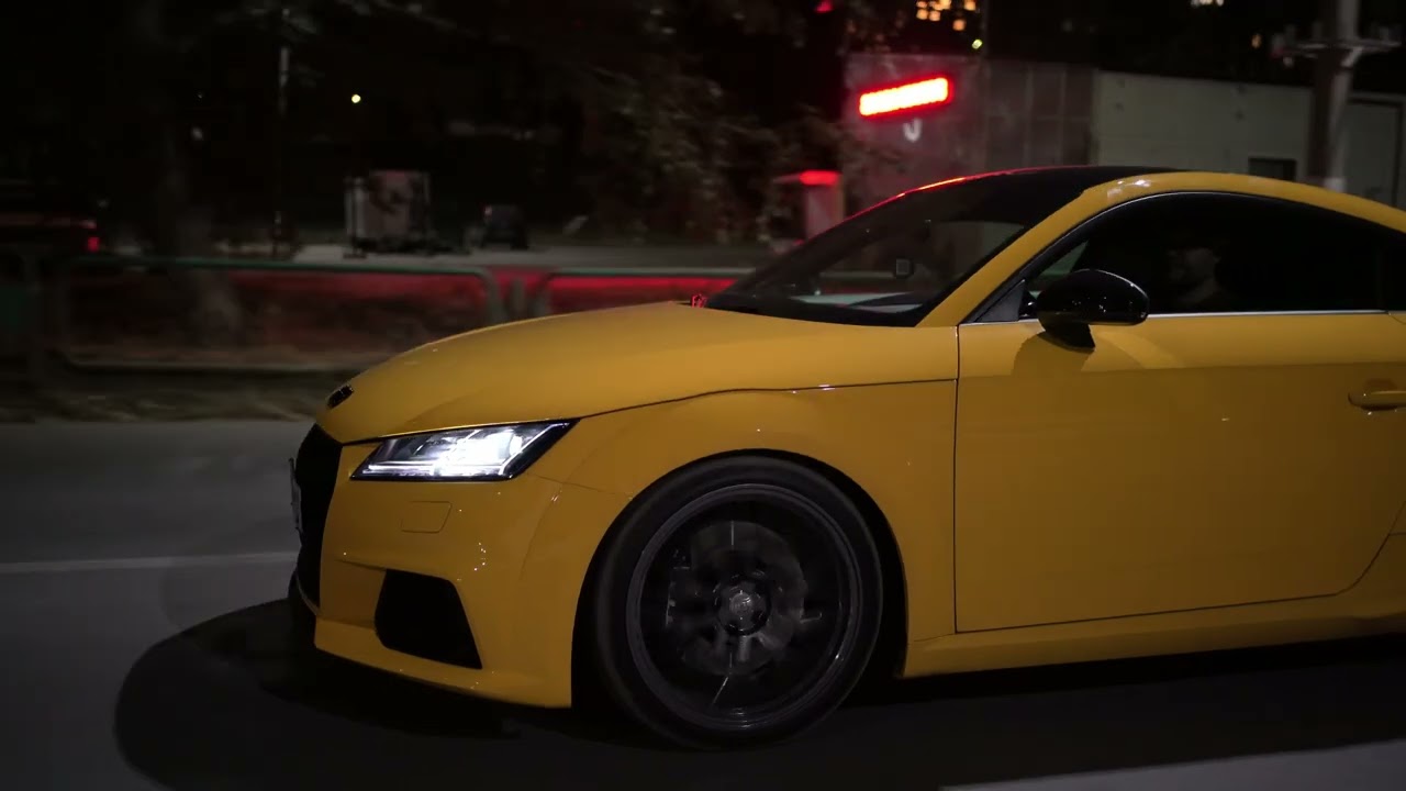 Ночные покатушки в нашем гетто🚀🌃 AUDI TT 8S 470hp REVOETR