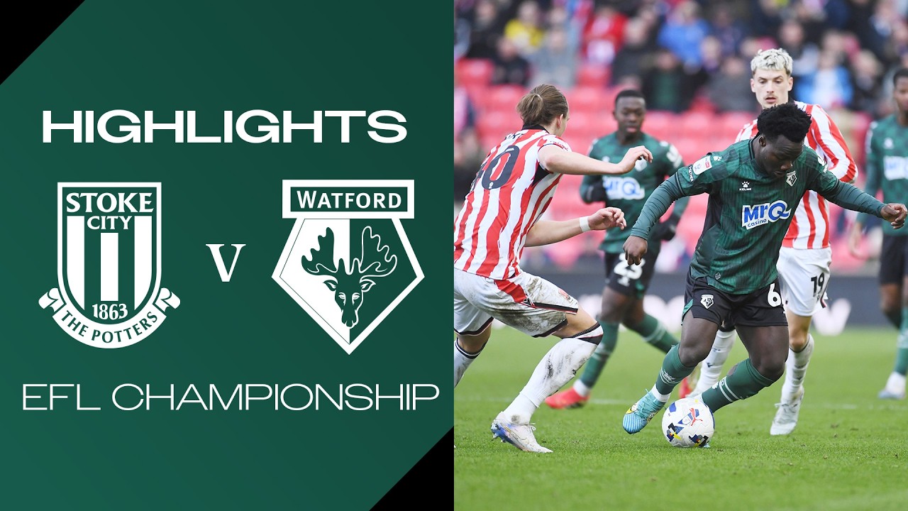 Stoke City 3-1 Watford | Short Highlights