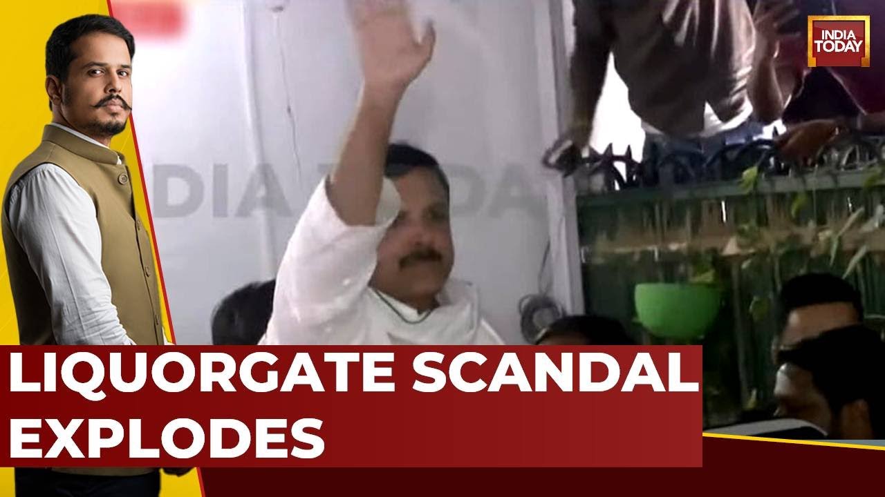 Watch: Political Stir After AAP's Sanjay Singh Arrest By Enforcement Directorate