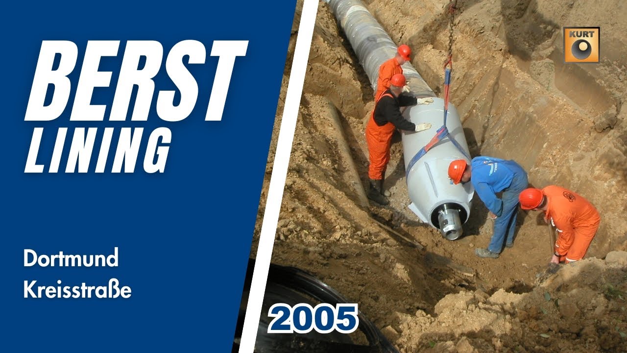 Berstlining - Erneuerung einer Trinkwasserleitung in Dortmund 2005