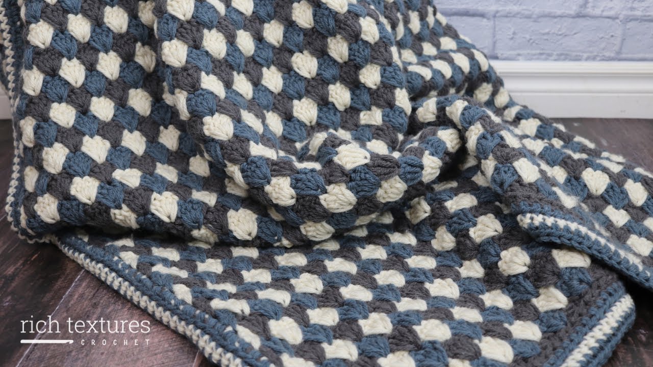 Seafarers Throw Crochet Pattern | Easy Crochet Blanket Pattern