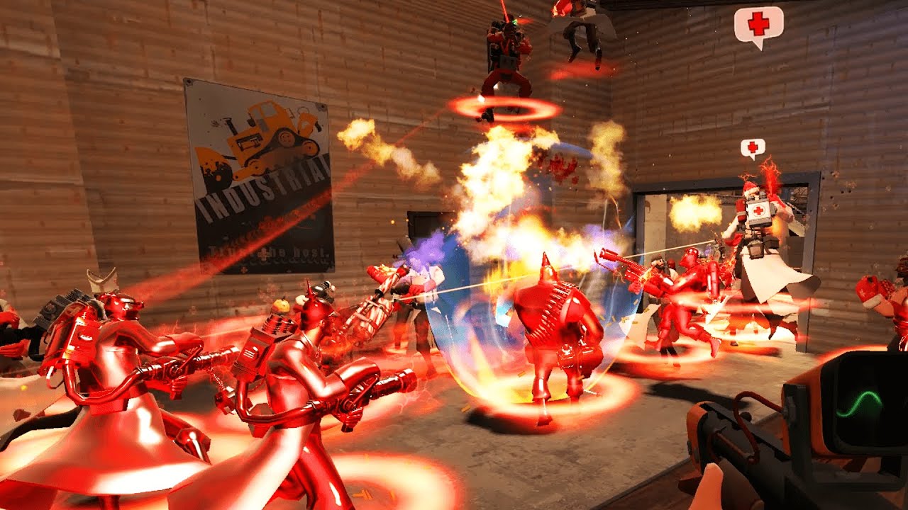 Team Fortress 2 Versus Saxton Hale Gameplay (64 Players)