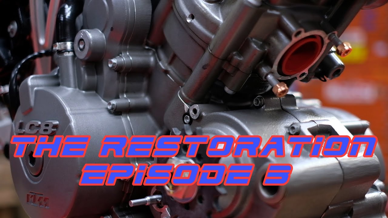 KTM 950 Adventure S LC8 Restoration Rebuild - Episode 3