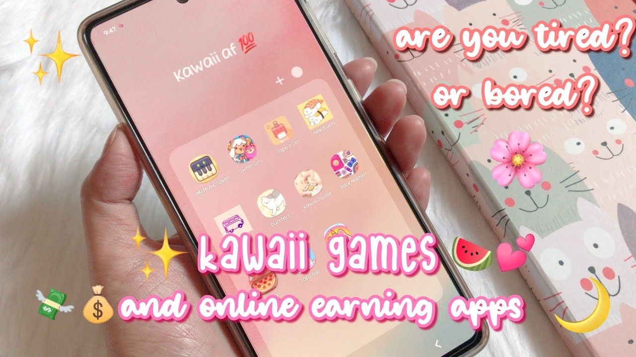 kawaii and aesthetic games to play when you're tired from online school 🐬