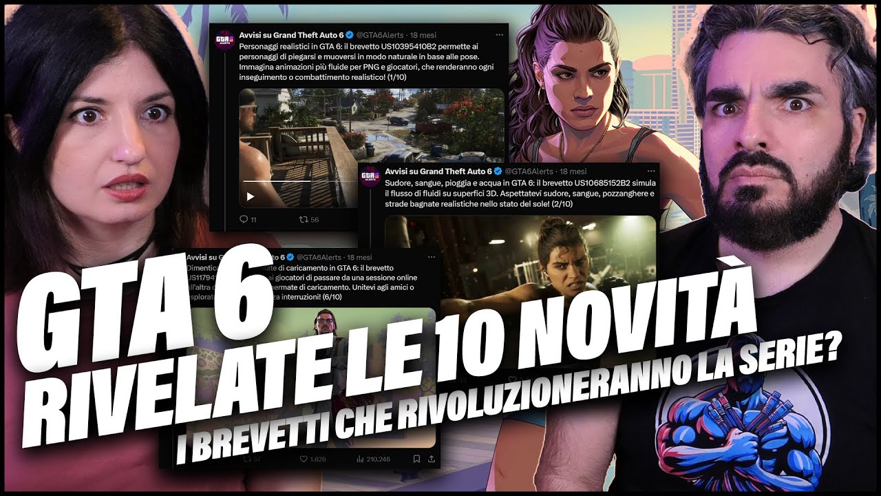 SENTITE QUI: GTA 6, UNA VERA RIVOLUZIONE? SVELATI I 10 BREVETTI DEL GIOCO!