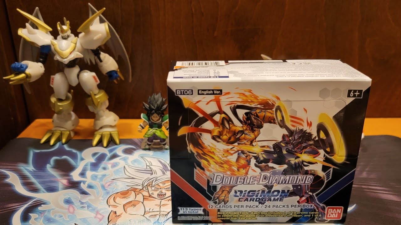 Digimon Card Game BT06: Double Diamond Booster Box Opening!