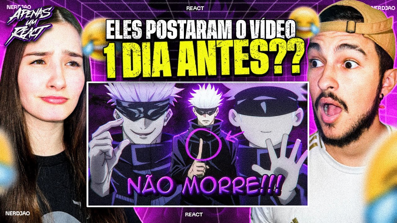 Apenas um react | É IMPOSSÍVEL MATAR ESSE TAL DE GOJO [PARÓDIA JUJUTSU] | Voice Makers