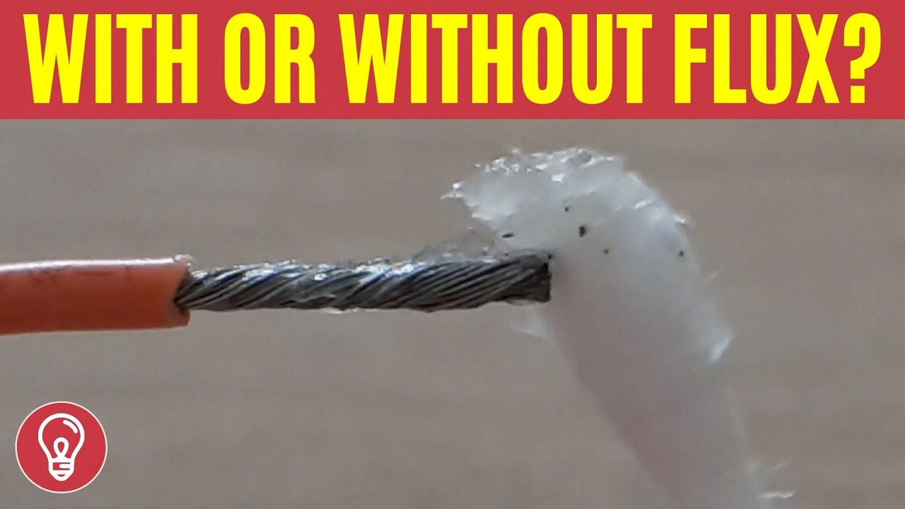 Tinning a Wire With or Without Flux?