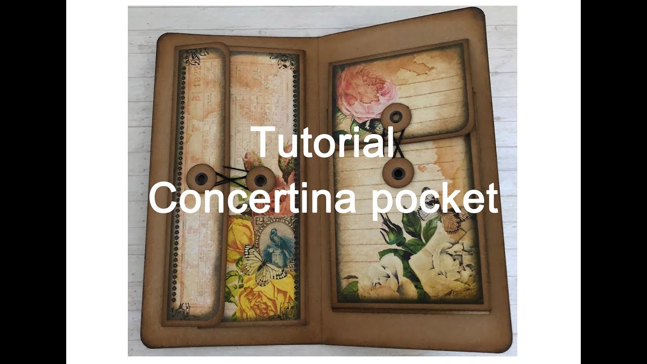 Tutorial: How to make a concertina pocket