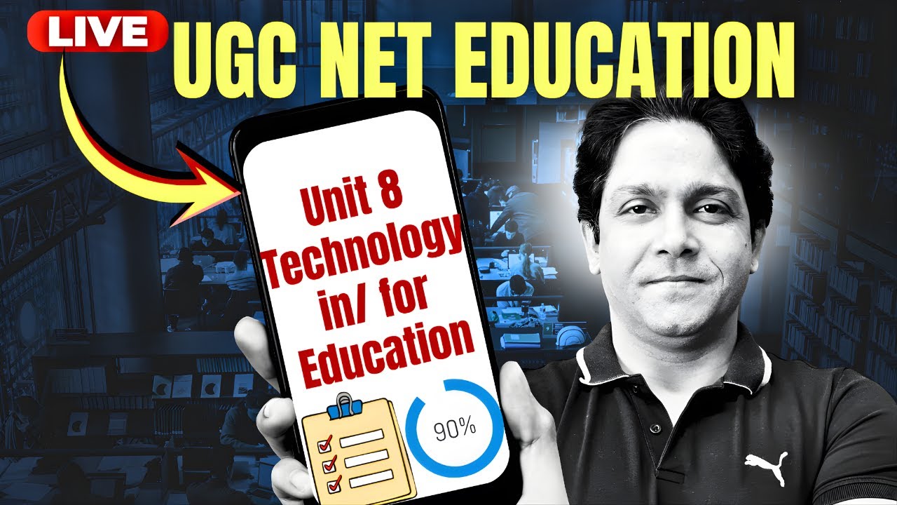 UGC NET Education Unit 8 Technology in/ for Education #educators_plus @EducatorsPlus