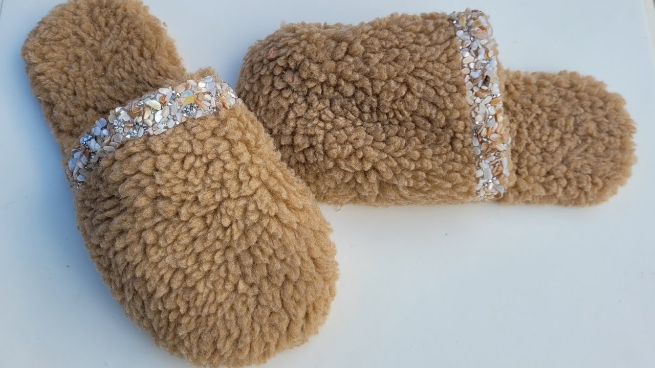 Como Fazer Pantufa de Pelucias