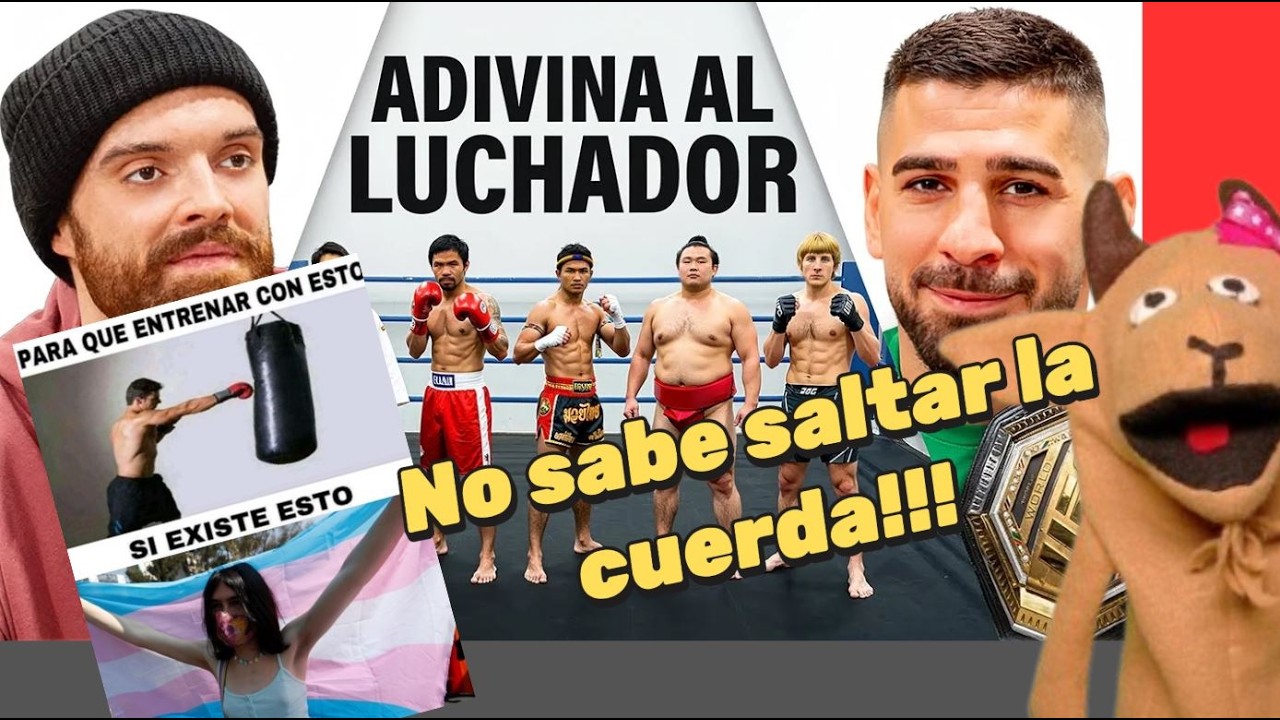 Ilia Topuria e Ibai tratan de adivinar quien es el PELEADOR PROFESIONAL