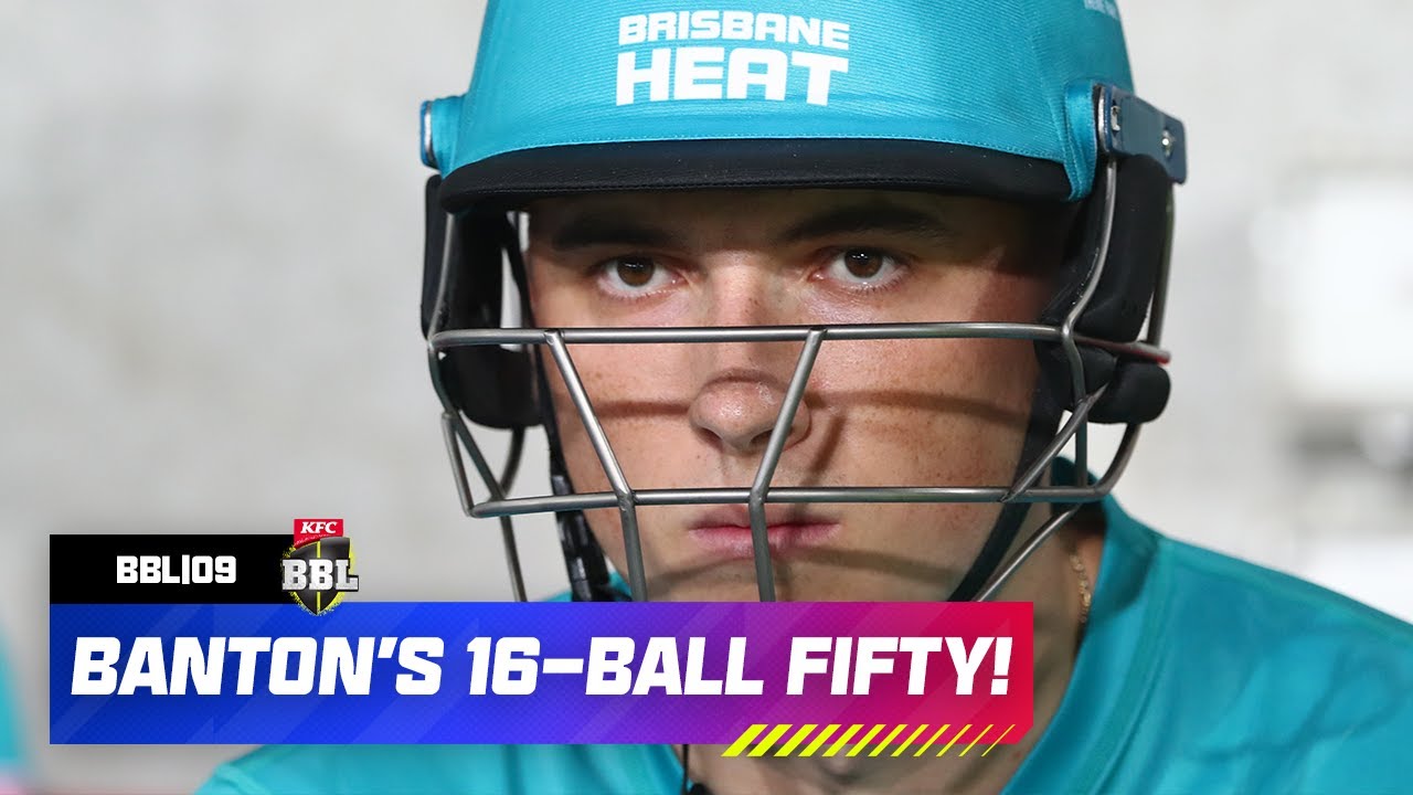 50 OFF 16 BALLS 😲 Tom Banton Goes BIG Against Sydney Thunder | 