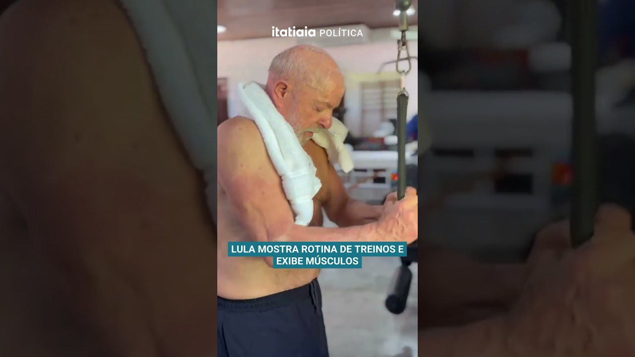 LULA MOSTRA ROTINA DE TREINOS E EXIBE M&Uacute;SCULOS